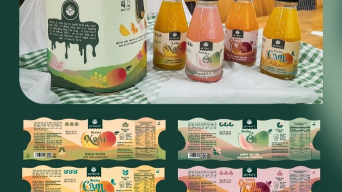 Thiết kế bao b&igrave; Le Fruit