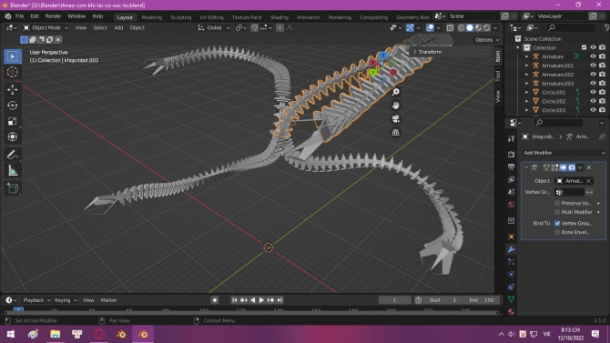 robotic arms 3d model