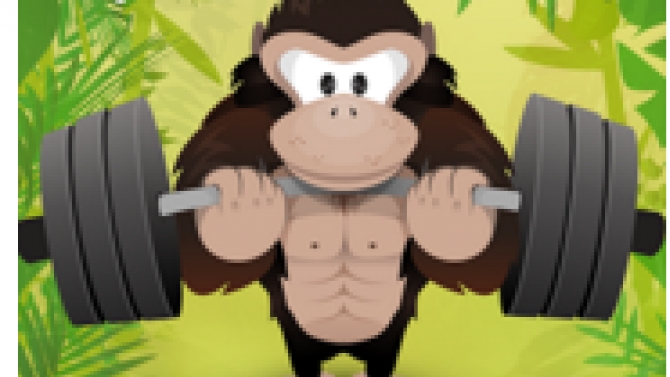 Gorilla Weight Lifting
