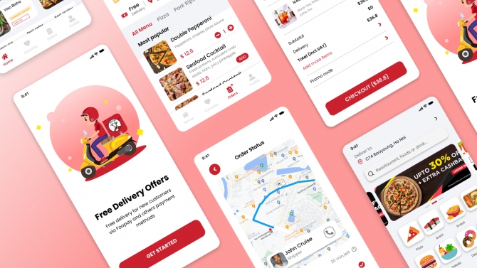 Thiết kế Food order app