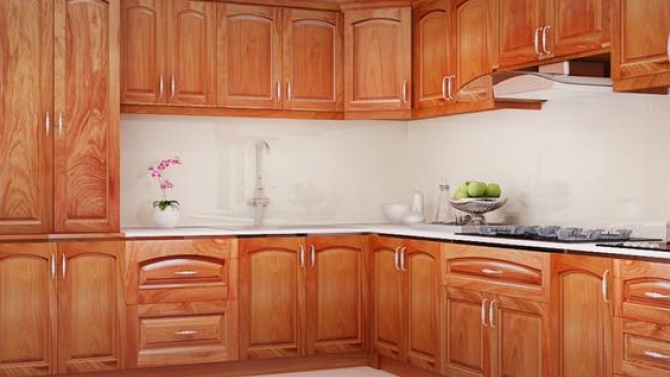 Thi c&ocirc;ng bếp v&agrave; cửa đi