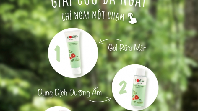Thiết kế b&agrave;i post cho thương hiệu Botanic