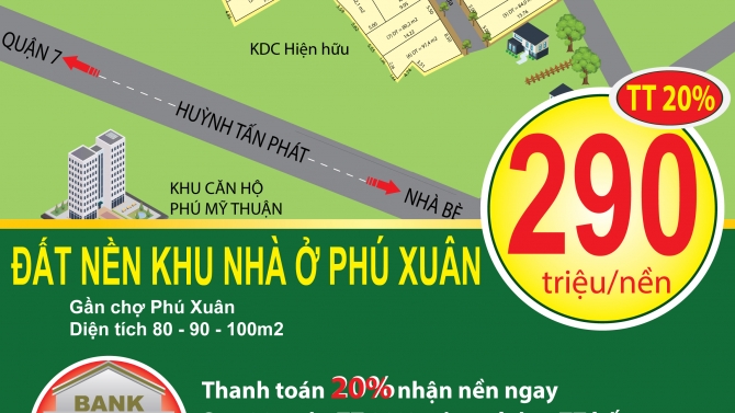 thiết kế tờ treo dự b&aacute;n bất động sản