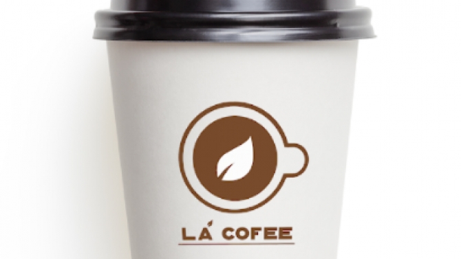 Thiết kế logo thương hiệu L&aacute; Coffee