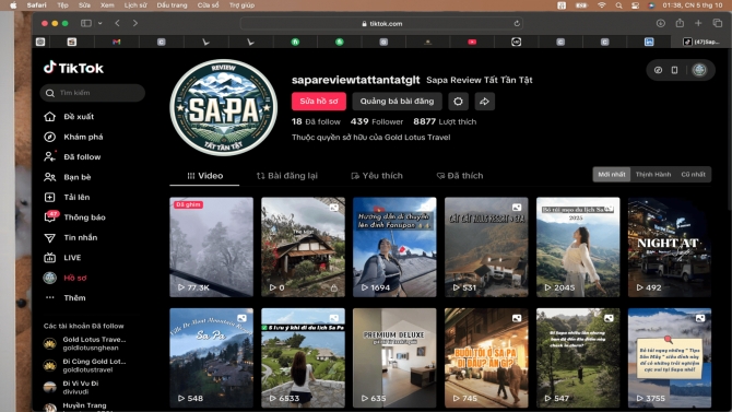 X&acirc;y dựng content v&agrave; quản l&iacute; trang tiktok
