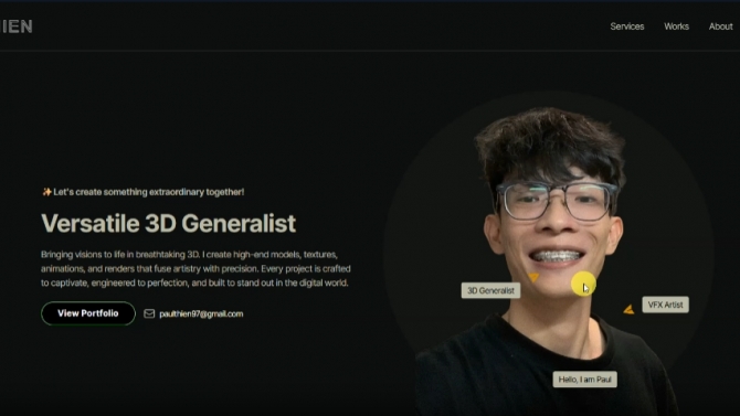 Portfolio cho 3D Genaralist