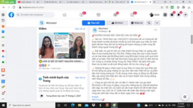 Viết b&agrave;i cho fanpage