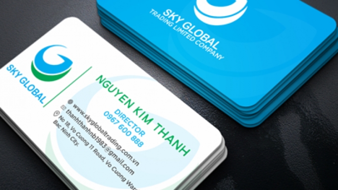 Thiết kế bộ nhận diện thương hiệu Sky Global