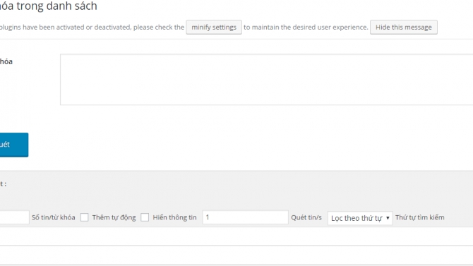 Plugin Wordpress crawl video youtube dựa v&agrave;o từ kh&oacute;a