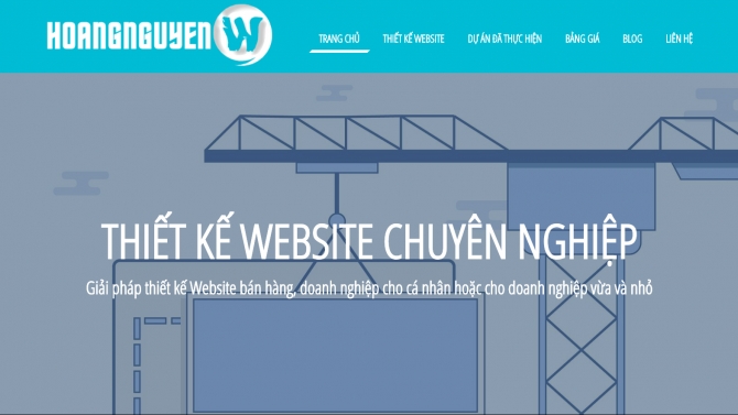 Thiết kế Website HoangNguyenWP