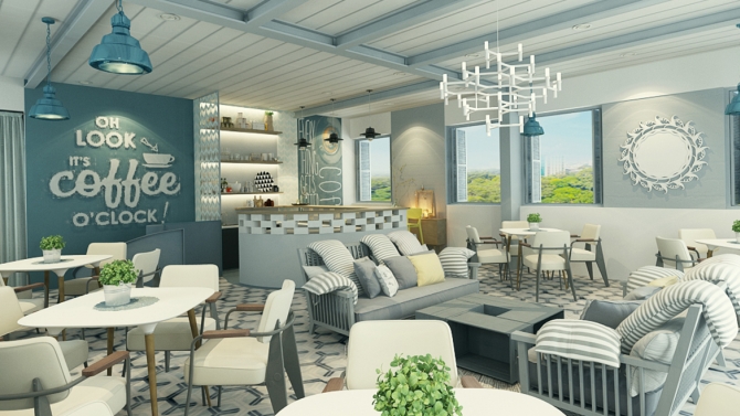 Thiết Kế qu&aacute;n cafe s&acirc;n vườn