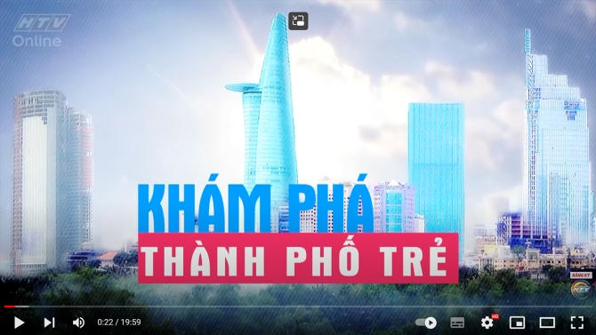 Hậu kỳ chương tr&igrave;nh truyền h&igrave;nh Kh&aacute;m ph&aacute; th&agrave;nh phố trẻ
