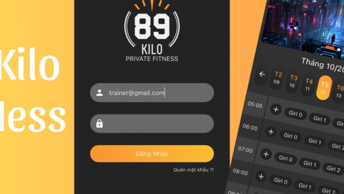Ứng dụng quản l&yacute; ph&ograve;ng gym