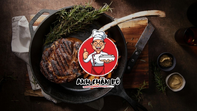 Thiết kế logo ANH CHĂN B&Ograve;