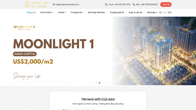Web Bất động sản Mdvnrealty