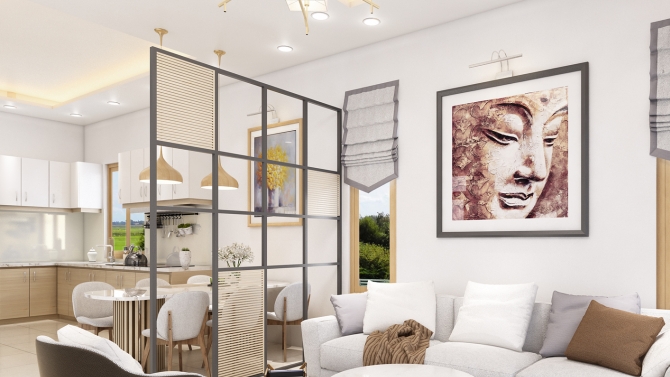 Thiết kế nội thất nh&agrave; d&acirc;n dụng.