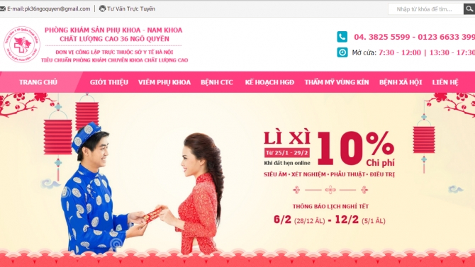 Code website http://chuyenkhoaphusan.vn/