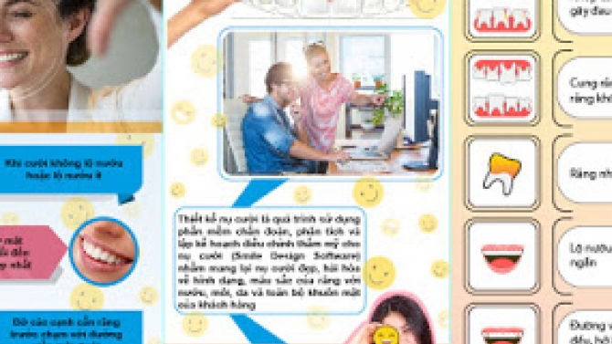 Thiết kế Brochure Thiết kế nụ cười
