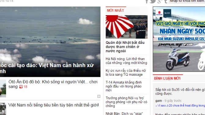 Trưởng nh&oacute;m ph&aacute;t triển website baodatviet.vn