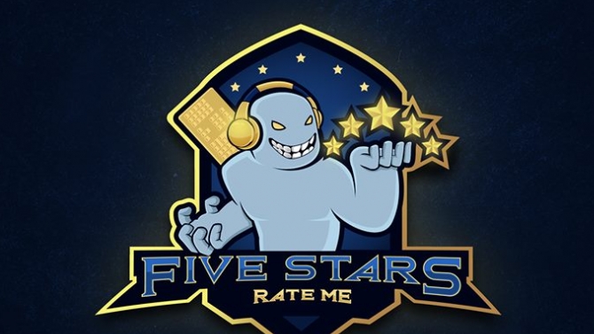 Rate Me 5 Stars |PLAYERUNKNOWN'S BATTLEGROUNDS TEAM LOGO.