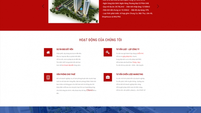 Thiết kế website bất động sản