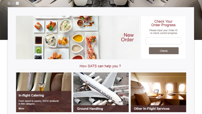 SATS Private Jet Homepage
