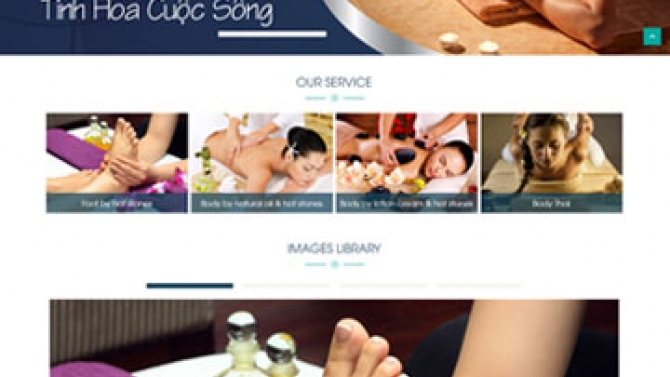 Lập tr&igrave;nh trang web Chula Spa