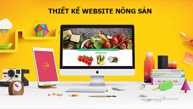 Thiết kế website B&aacute;n h&agrave;ng N&ocirc;ng sản, Thực phẩm sạch