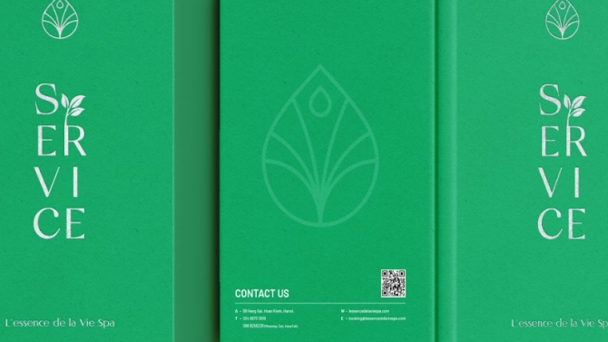 Thiết kế Catalogue - Menu sản phẩm dịch vụ
