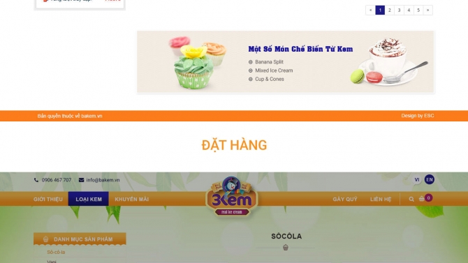 Thiết kế giao diện web bakem