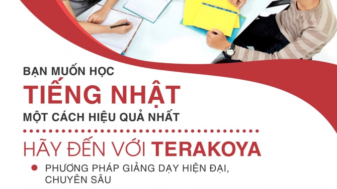 Thiết kế flyer cho Terakoya Japanese School