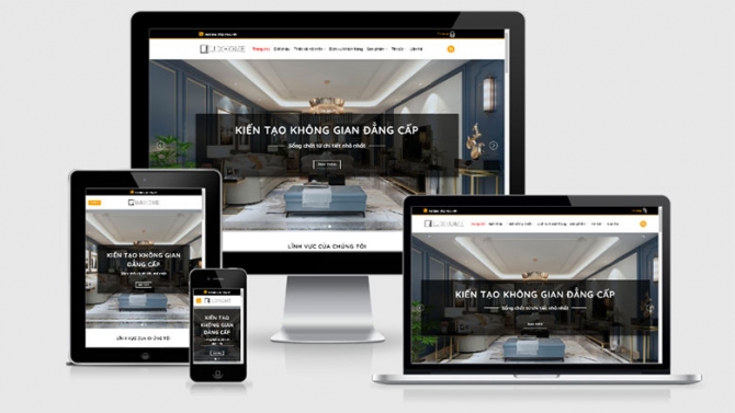 Luxhome &ndash; website thiết kế thi c&ocirc;ng nội thất