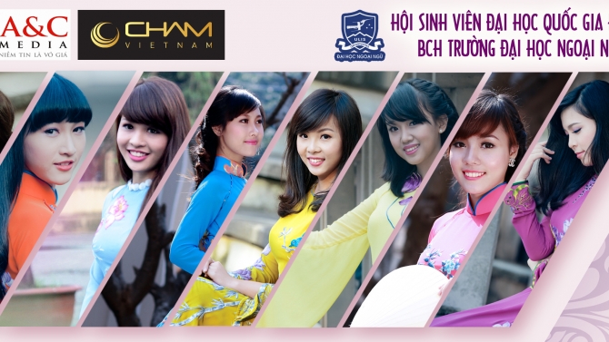 Thiết kế cho chương tr&igrave;nh Duy&ecirc;n d&aacute;ng nữ sinh Ngoại Ngữ 2013