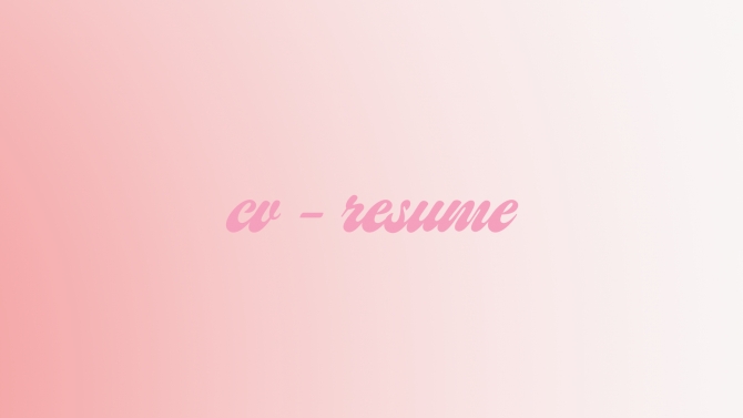 CV | PORTOLIO | AN HUYNH