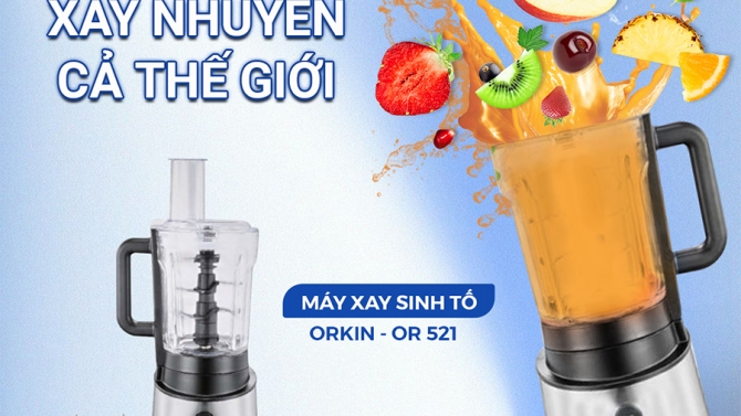 Banner M&aacute;y xay sinh tố