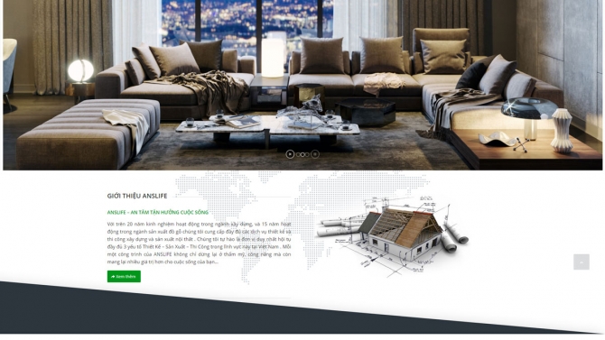 Thiết kế website Anslife.vn