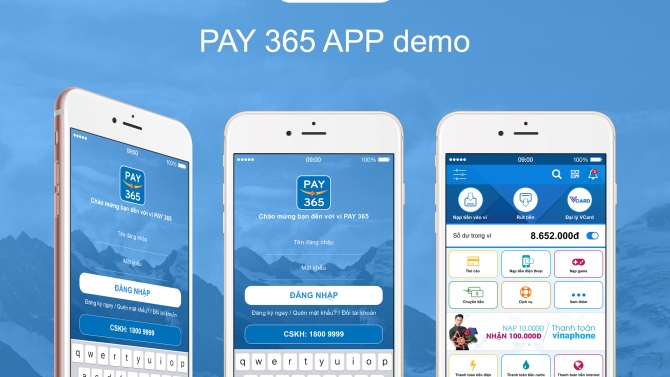Thiết kế giao diện App 365 Pay