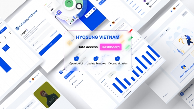 Hệ thống quản l&yacute; nh&acirc;n vi&ecirc;n v&agrave; truy xuất dữ liệu "Hyosung Vietnam"
