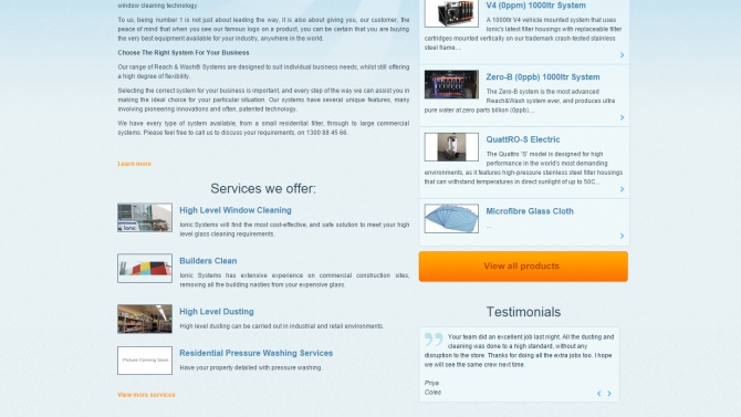 Thiết kế website Ionic Systems