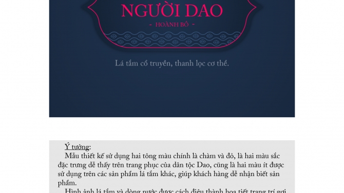 Thiết kế logo L&aacute; tắm Ho&agrave;nh Bồ
