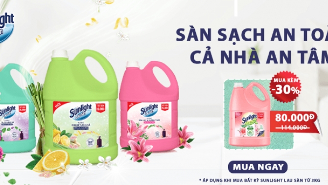 Banner Promotion Sản phẩm chăm s&oacute;c nh&agrave; cửa