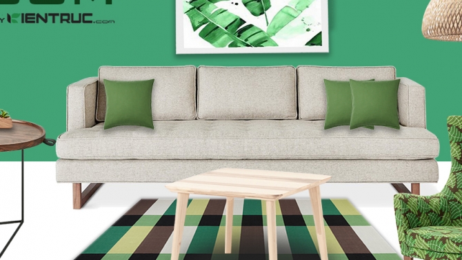 Thiết kế concept nội thất cho kientruc.com