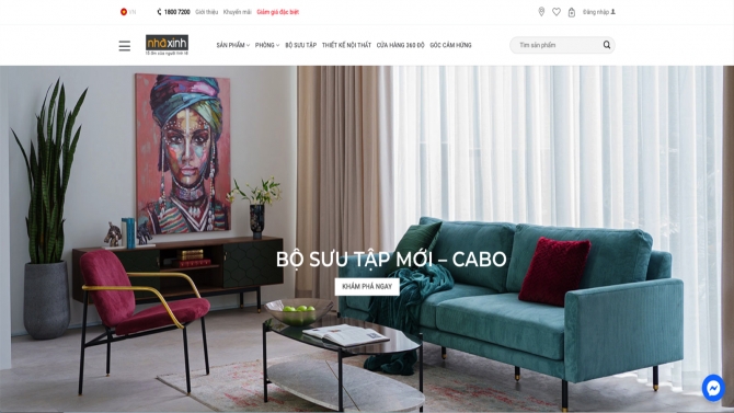 Nh&agrave; Xinh Website