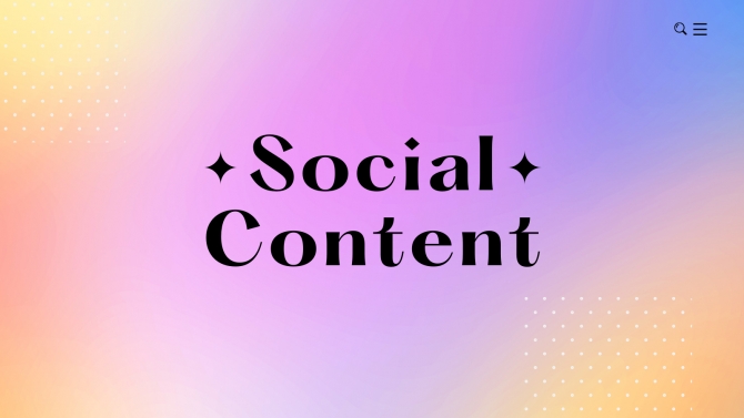 Social Content