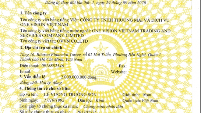 Kế to&aacute;n - C&ocirc;ng ty TNHH One Vision VN
