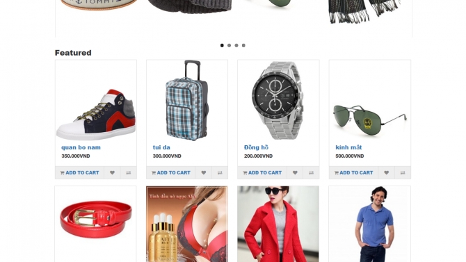 Thiết kế website b&aacute;n h&agrave;ng
