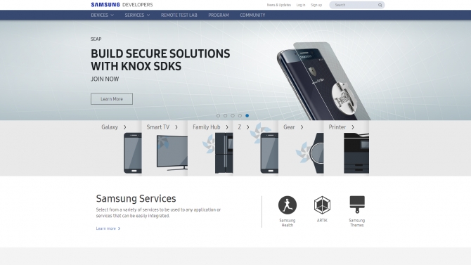 Samsung developer