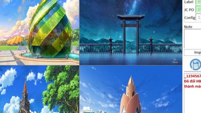 Visualize pictures on an interface