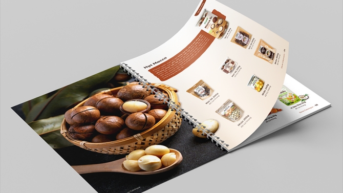 Product Catalogue Brochure Design | Devie Food