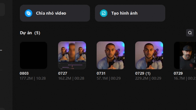 Dạng Video ngắn